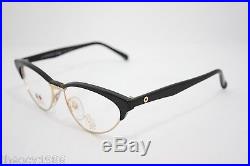 Lunettes Rege Paris Vintage Eyeglasses MadeinFrance Cats CR01 65 53mm Gold Black