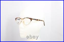 Lunettes Rege Vintage Eyeglasses MadeinFrance Cats CR01 65 53mm Gold Brown