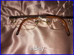 Luxury Cartier Eyeglasses Paris 135 24K Gold with serial number With Case
