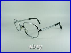 Luxury eyeglasses, oval, square, Platinum plated, frames, NOS, hyper vintage