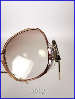 MARIE CLAIRE PARIS Womens Eyeglasses Frame with RHINESTONES Vintage 1970s eyewear