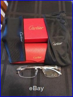 MENS Cartier Silver Eye Glasses