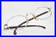 MONTBLANC MEISTERSTUCK 48-22 Silver Oval Eyeglasses Frame Pilot Eyewear Glasses