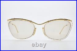 Man Eyewear AMOR 49-17 Cat-Eye Gold Filled Retro Glasses Vintage Eyeglasses