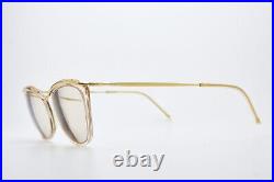 Man Eyewear AMOR 49-17 Cat-Eye Gold Filled Retro Glasses Vintage Eyeglasses