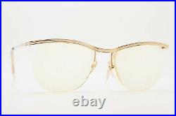 Man Eyewear NORVILLE POLYMI 48-18 Oval Gold Filled Half-Frame Eyewear Glasses