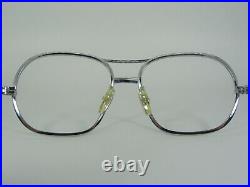 Morel, luxury eyeglasses, Aviator, Elvis 2.0, oval, Platinum plated, frames, NOS