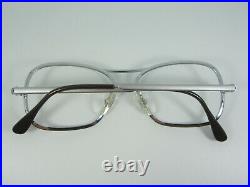 Morel, luxury eyeglasses, Aviator oval square Platinum plated frames NOS vintage