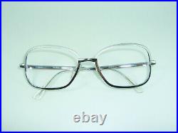 Morel, luxury eyeglasses, Aviator, square, Platinum plated, frames, NOS vintage