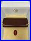 NEW AUTHENTIC CARTIER SMOOTH Hard CASE LEATHER EYEGLASSES SUNGLASS Vintage Case