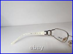 NEW AUTHENTIC THIERRY MUGLER EYEWEAR TM9127 C3 PEARL 53-17-130 Made in FRANCE