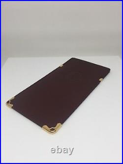 NEW AUTHENTIC Vintage CARTIER CASE SMOOTH LEATHER EYEGLASS SUNGLASS SOFT CASE