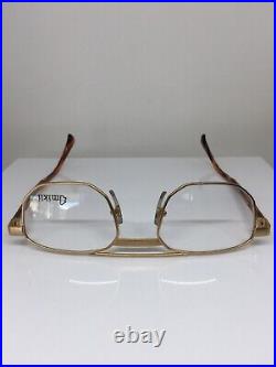 NEW Vintage ALAIN MIKLI Paris Eyeglasses M. 1131 C. 0324 Matte Gold & Tortoise