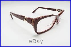NICE Cartier Trinity Rx Eyeglasses Frames 5515-140 France Burgundy Rare A308