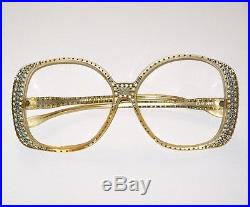 NINA RICCI Eyeglass Frames Rhinestone Oversized Handmade France 1030 MDO