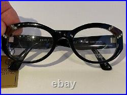 NOS 1980s Vintage Emmanuelle Khanh Eyeglasses with many stones France 2167