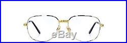 NOS Vintage Ettore Bugatti 500 Silver/Gold 0105 Optical Frame Eyewear Eyeglasses