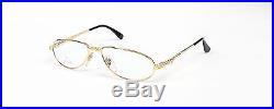 NOS Vintage Ettore Bugatti 501 Gold Optical Frame Eyewear Eyeglasses RX Occhiali