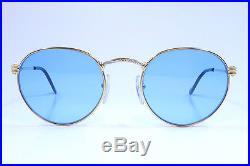 NOS Vintage Fred OURAGAN Round Sunglasses Eyeglasses Frame 51-21 140