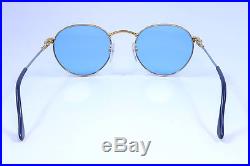 NOS Vintage Fred OURAGAN Round Sunglasses Eyeglasses Frame 51-21 140