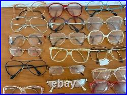 NOS Vintage Lot Of 55 Eyeglasses Frames Made In Italy, France, Germany, Austria