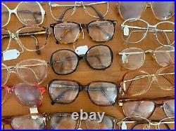 NOS Vintage Lot Of 55 Eyeglasses Frames Made In Italy, France, Germany, Austria