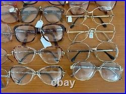 NOS Vintage Lot Of 55 Eyeglasses Frames Made In Italy, France, Germany, Austria