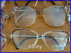 NOS Vintage Lot Of 55 Eyeglasses Frames Made In Italy, France, Germany, Austria