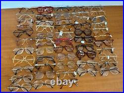 NOS Vintage Lot Of 55 Eyeglasses Frames Made In Italy, France, Germany, Austria