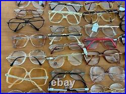 NOS Vintage Lot Of 55 Eyeglasses Frames Made In Italy, France, Germany, Austria