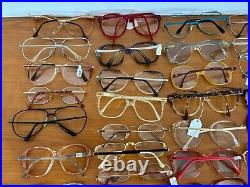 NOS Vintage Lot Of 55 Eyeglasses Frames Made In Italy, France, Germany, Austria