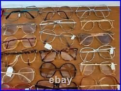 NOS Vintage Lot Of 55 Eyeglasses Frames Made In Italy, France, Germany, Austria