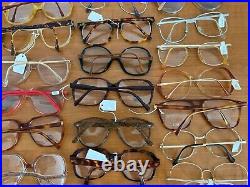 NOS Vintage Lot Of 55 Eyeglasses Frames Made In Italy, France, Germany, Austria