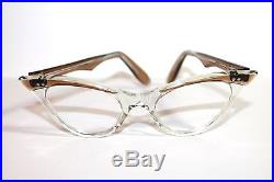 NOS authentic vintage eyeglasses with stones Choice of Clear or Black 2 models