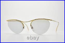 NYLOR Double Gold Laminate Eye glasses Man eyeglasses Woman Eyewear 60s Vintage