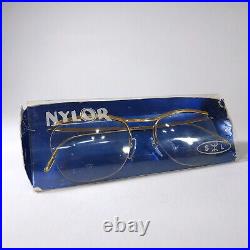 NYLOR © Eyewear Double Gold Filled. SDL Glasses Frame 70-s. Made in France