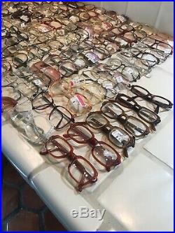 Nerd Frame Lot 143 Pair Vintage Eyeglasses Sunglasses USS Tortoise France Cateye