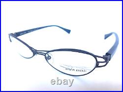New ALAIN MIKLI AL1112 0006 51mm Bronze Wire Vintage Eyeglasses Frame France