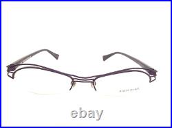New ALAIN MIKLI AL 0111 7 52mm Purple Wire Vintage Eyeglasses Frame France