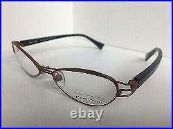 New ALAIN MIKLI AL 2111 0007 51mm Vintage Orange Wire Eyeglasses Frame