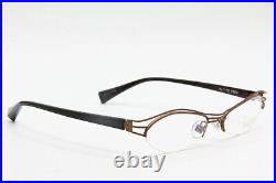 New Alain Mikli Al 1110 0002 Vintage Brown Authentic Eyeglasses Frame 52-18 #375