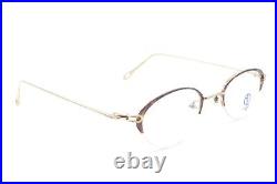 New Authentic Alain Delon Paris AD-2005 Tortoise 80s Vintage Metal Eyeglasses