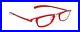 New Authentic Eye’DC V410 003 90s France Vintage Red Plastic Eyeglasses Frame