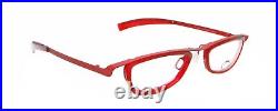 New Authentic Eye'DC V410 003 90s France Vintage Red Plastic Eyeglasses Frame