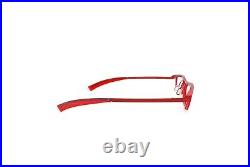 New Authentic Eye'DC V410 003 90s France Vintage Red Plastic Eyeglasses Frame