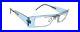 New Authentic Eye’DC V500 008 90s France Vintage Blue Plastic Eyeglasses Frame