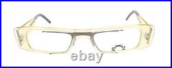 New Authentic Eye'DC V500 714 90s France Vintage Yellow Plastic Eyeglasses Frame
