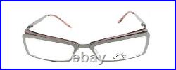 New Authentic Eye'DC V590 028 90s France Vintage Silver Metal Eyeglasses Frame