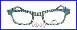 New Authentic Eye'DC V790 004 90s France Vintage Gray Green Metal Eyeglasses NOS