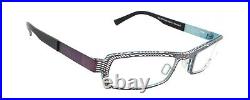 New Authentic Eye'DC V792 009 90s France Vintage Purple Blue Metal Eyeglasses